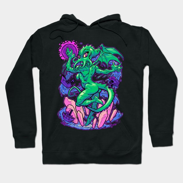 CALL OF CTHULHIA Hoodie by beastpop